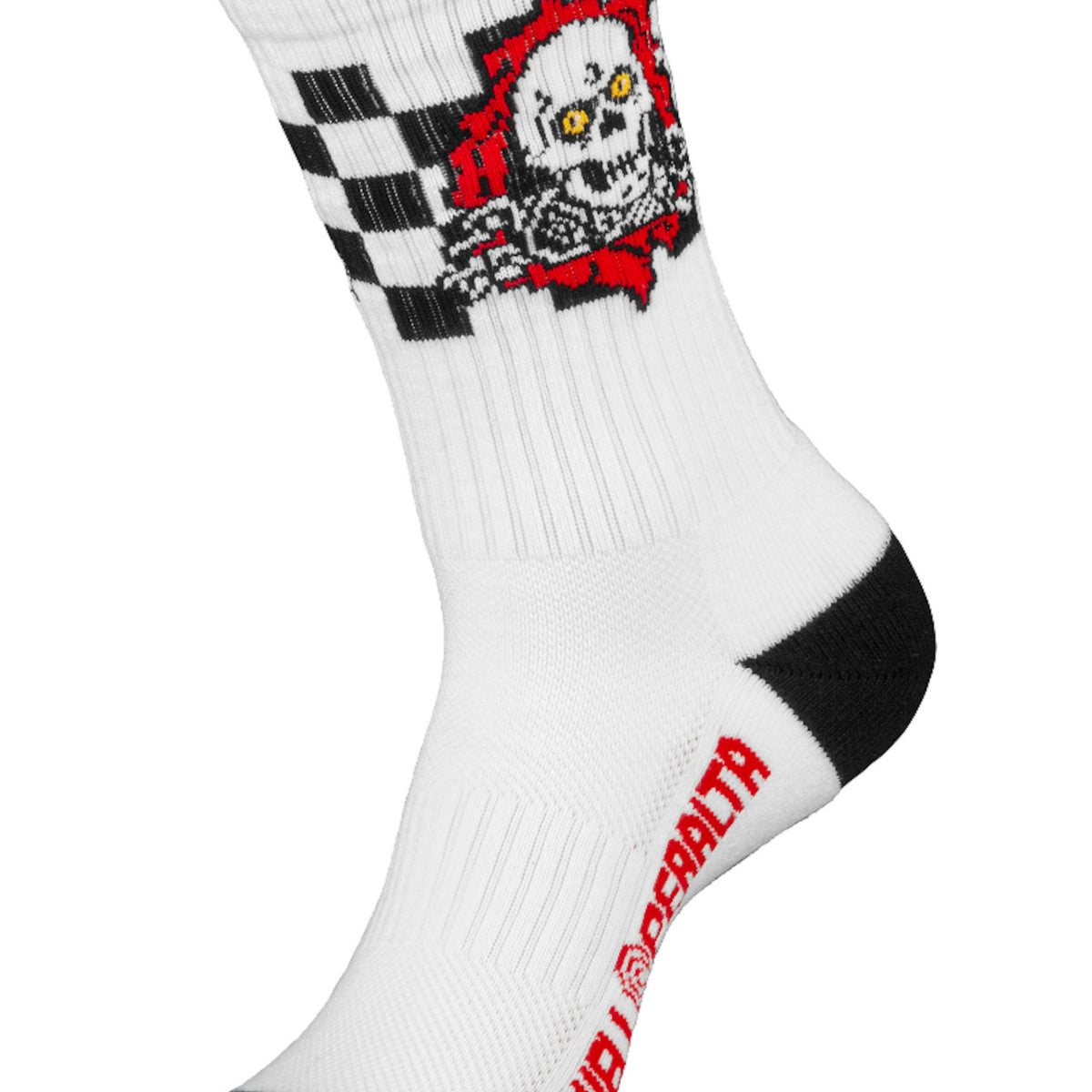 Powell Ripper Checker Multi Ripper Checker Stripes Powell-Peralta Socken in red-black – TITUS