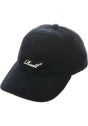 Single Script Cap black Vorderansicht