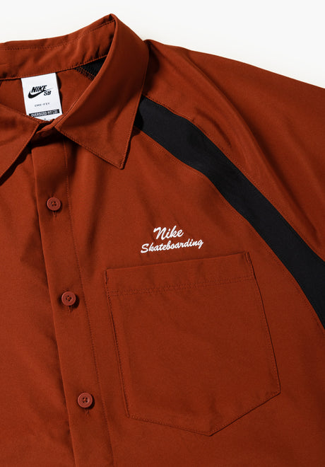 DF Bowler2 Wvn Ss Top cinnamon-black-white Rueckenansicht