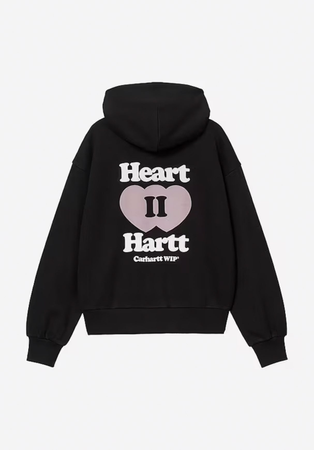 W Hooded Heart II Hartt Jacket black Vorderansicht
