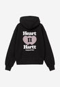 W Hooded Heart II Hartt Jacket black Vorderansicht