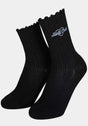 Love Script Socks (2 Pack) black-white Vorderansicht