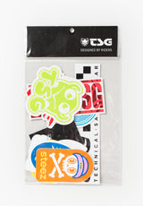 Stickerbag Pack of 12 multicolored Rueckenansicht