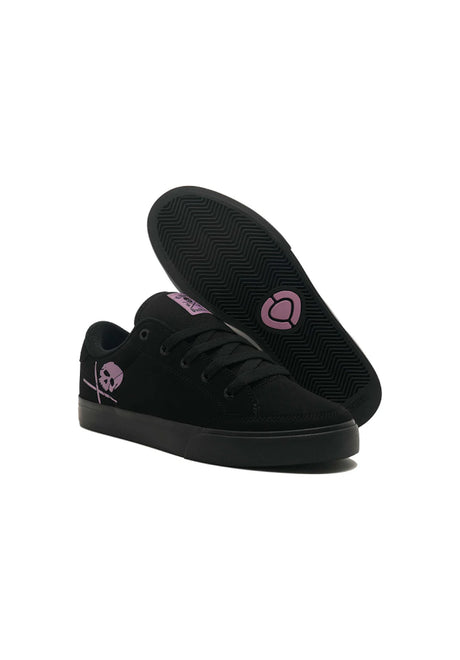 C1RCA Buckler SK Schuhe Jungs black-lilac – Rückenansicht
