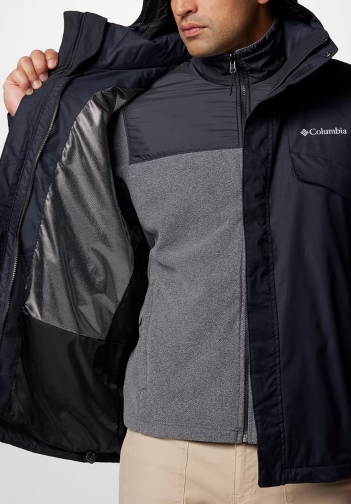 Bugaboo III Fleece Interchange black Closeup1