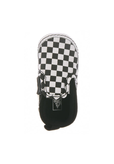 In Slip-On V Crib checkerboard-black-truewhite Closeup2