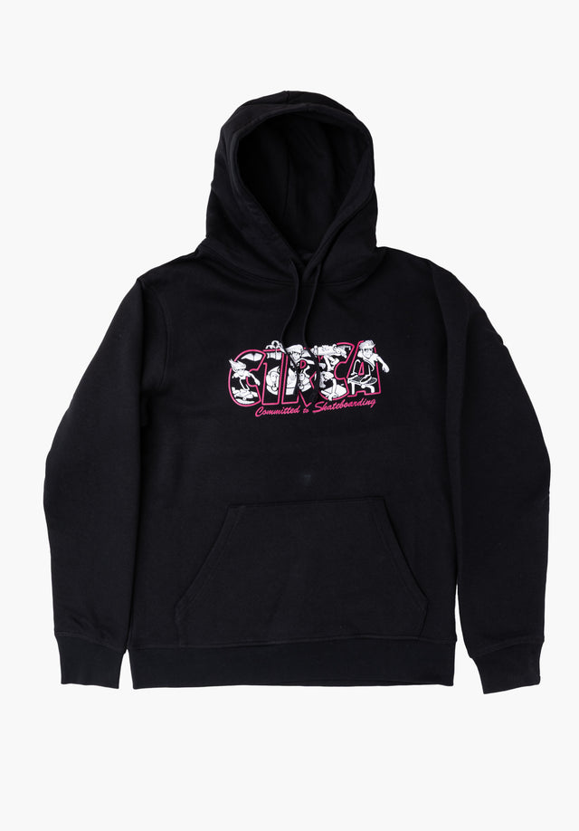 Sk8 Roots Hood black Vorderansicht