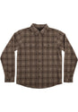 Belmont Flannel Top brown-black Vorderansicht