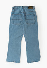 Skate Loose Bootcut Denim stonewash Rueckenansicht