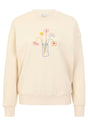 Stitch Flower Crew undyed Vorderansicht