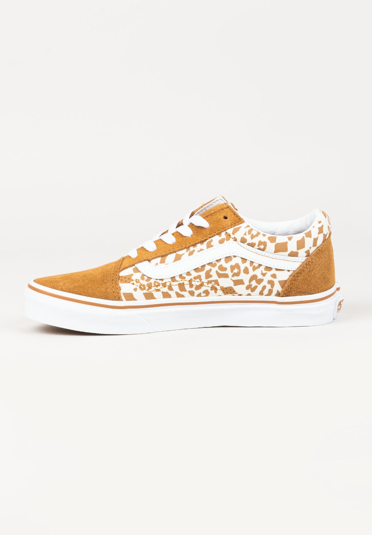 Old Skool Kids Girls leopard-popbrown-truewhite Oberansicht