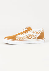 Old Skool Kids Girls leopard-popbrown-truewhite Oberansicht