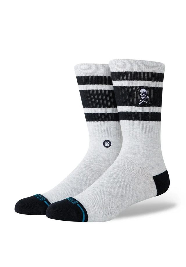 Boyd Skull Crew greyheather Vorderansicht