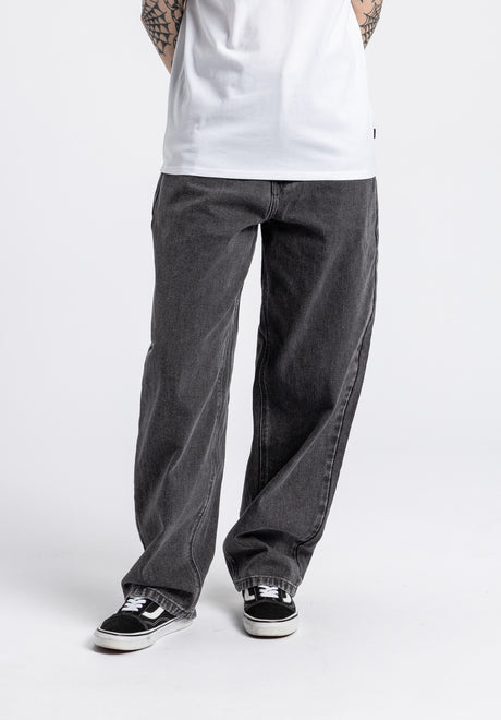 Alby-Baggy greydenim Vorderansicht