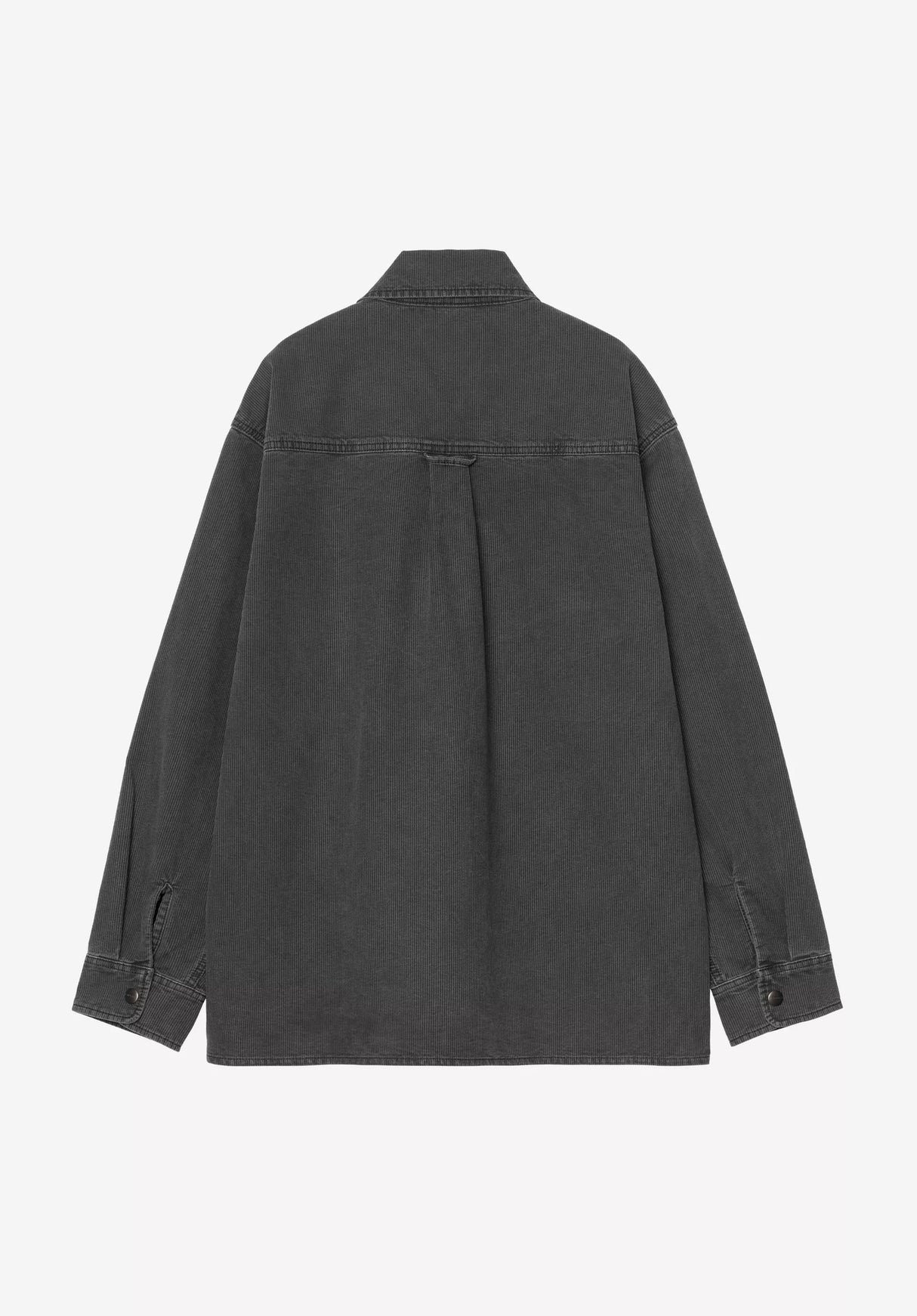 Parrish Shirt Jac obsidianstonewashed Rueckenansicht