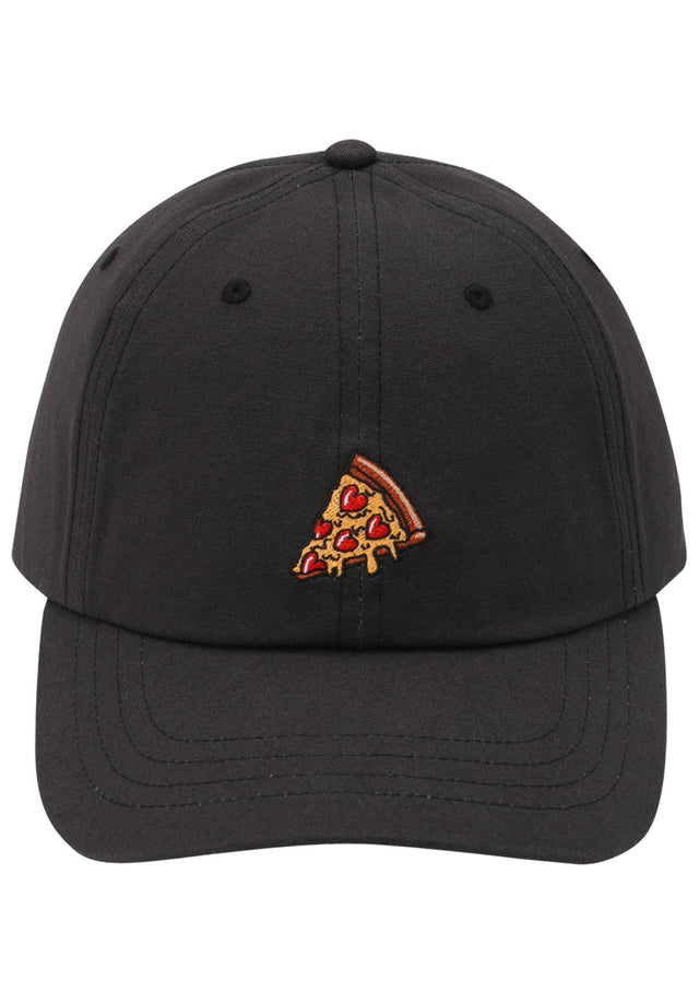 Pizza Love Dad Cap offblack Vorderansicht