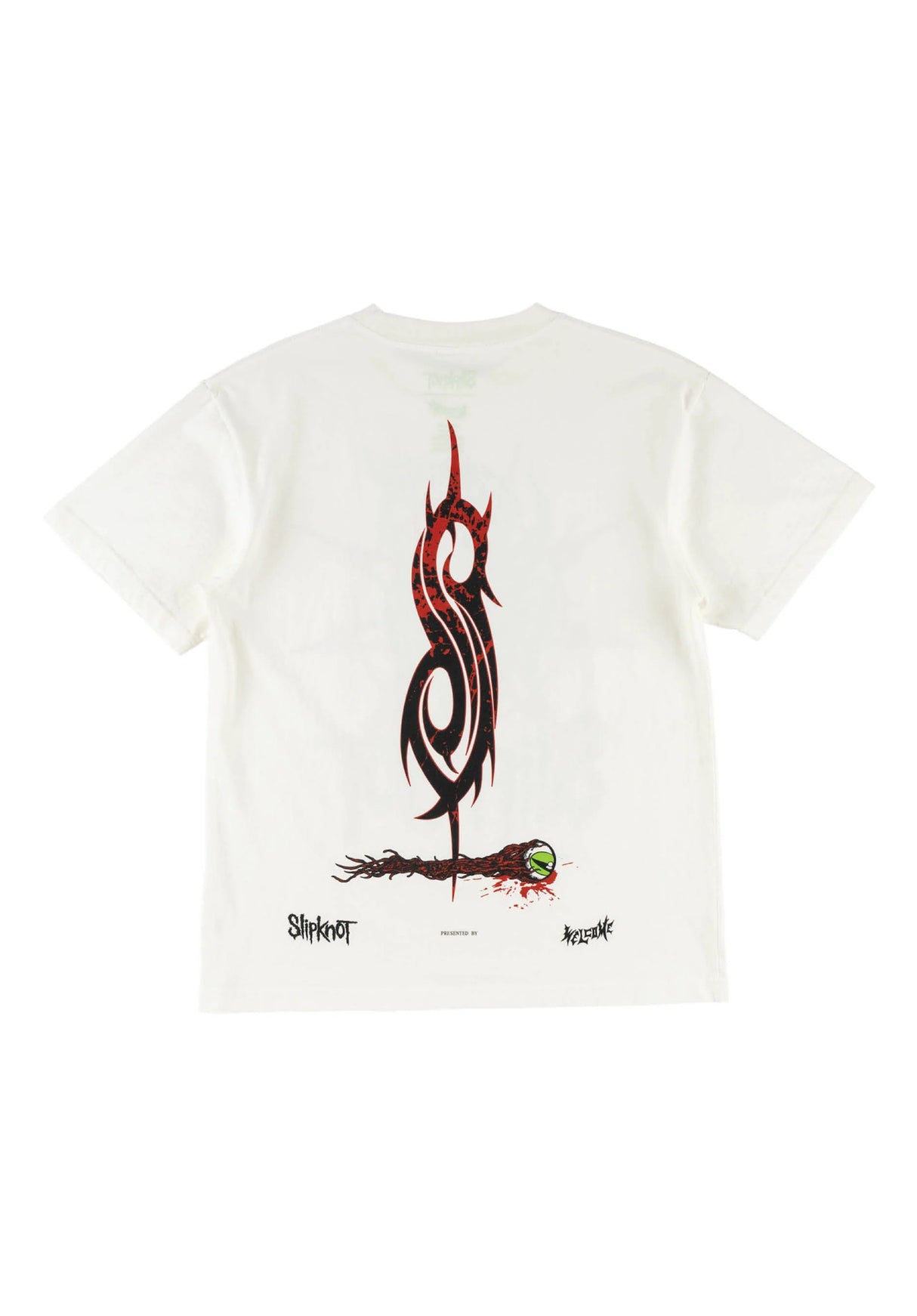 x Slipknot Spit It Out Boxy Garment-Dyed white Rueckenansicht