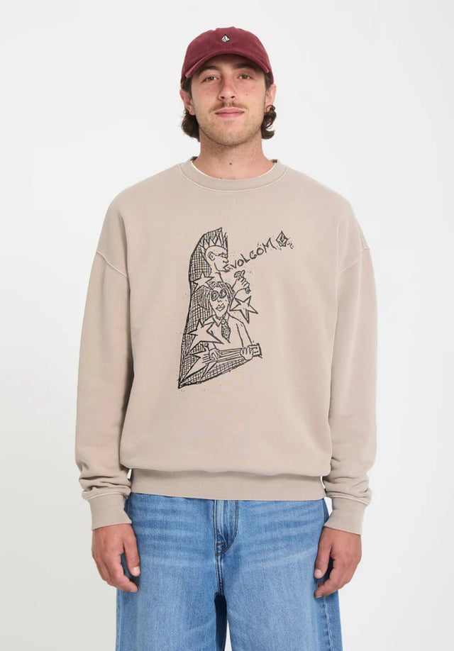 FA Issam Auptel Crew barkbrown Vorderansicht