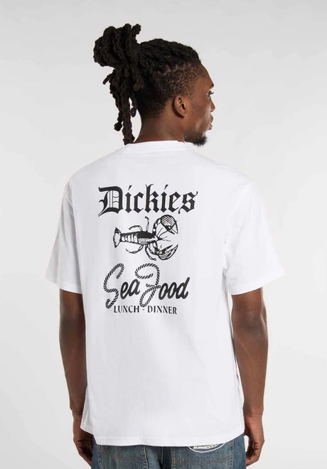 Diner white Rueckenansicht