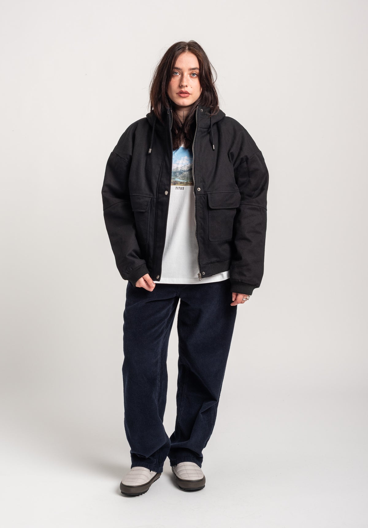 TITUS Enie Winterjacke black – Oberansicht