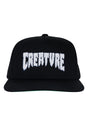 Mono Logo 5-Panel Structured Snapback black Vorderansicht