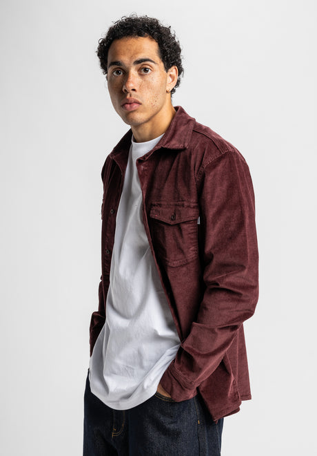 Roman Cord darkcherry-cord Rueckenansicht