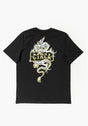 Golden Gragon Tee black Vorderansicht