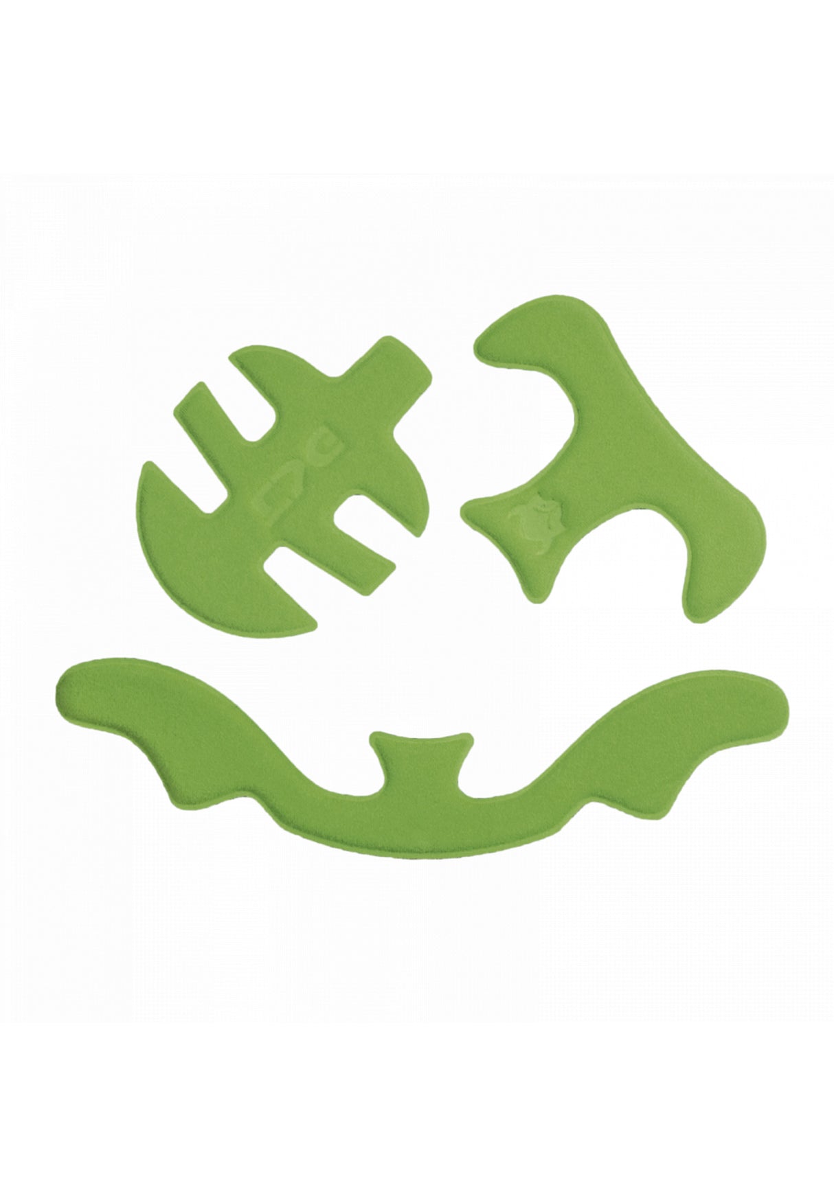 Adult Helmet Pad Kit HS Asian Fit green Vorderansicht