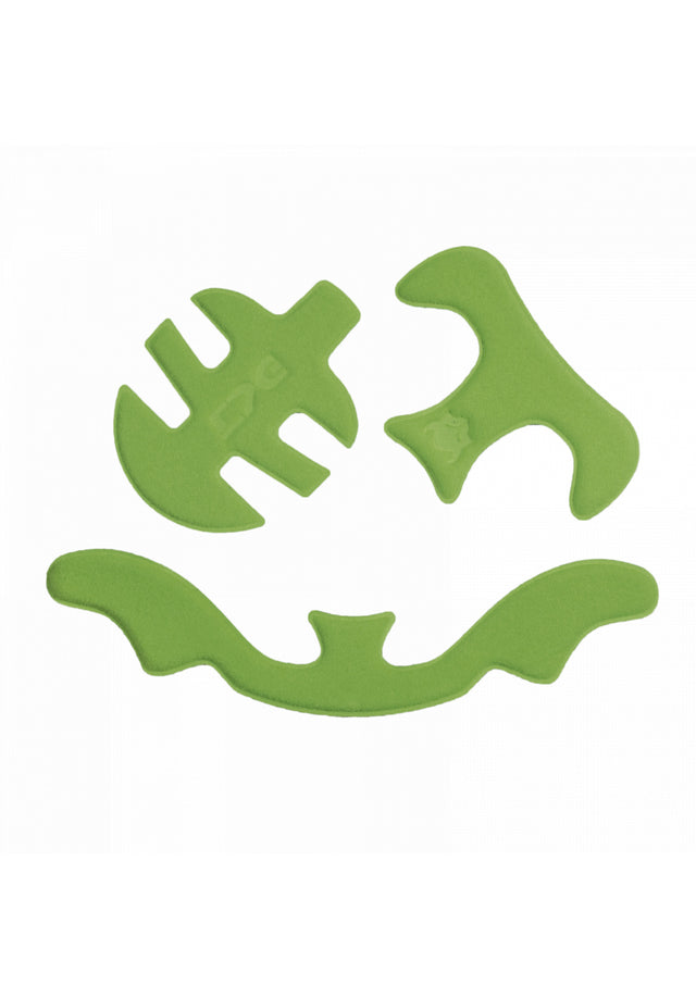 Adult Helmet Pad Kit HS Asian Fit green Vorderansicht