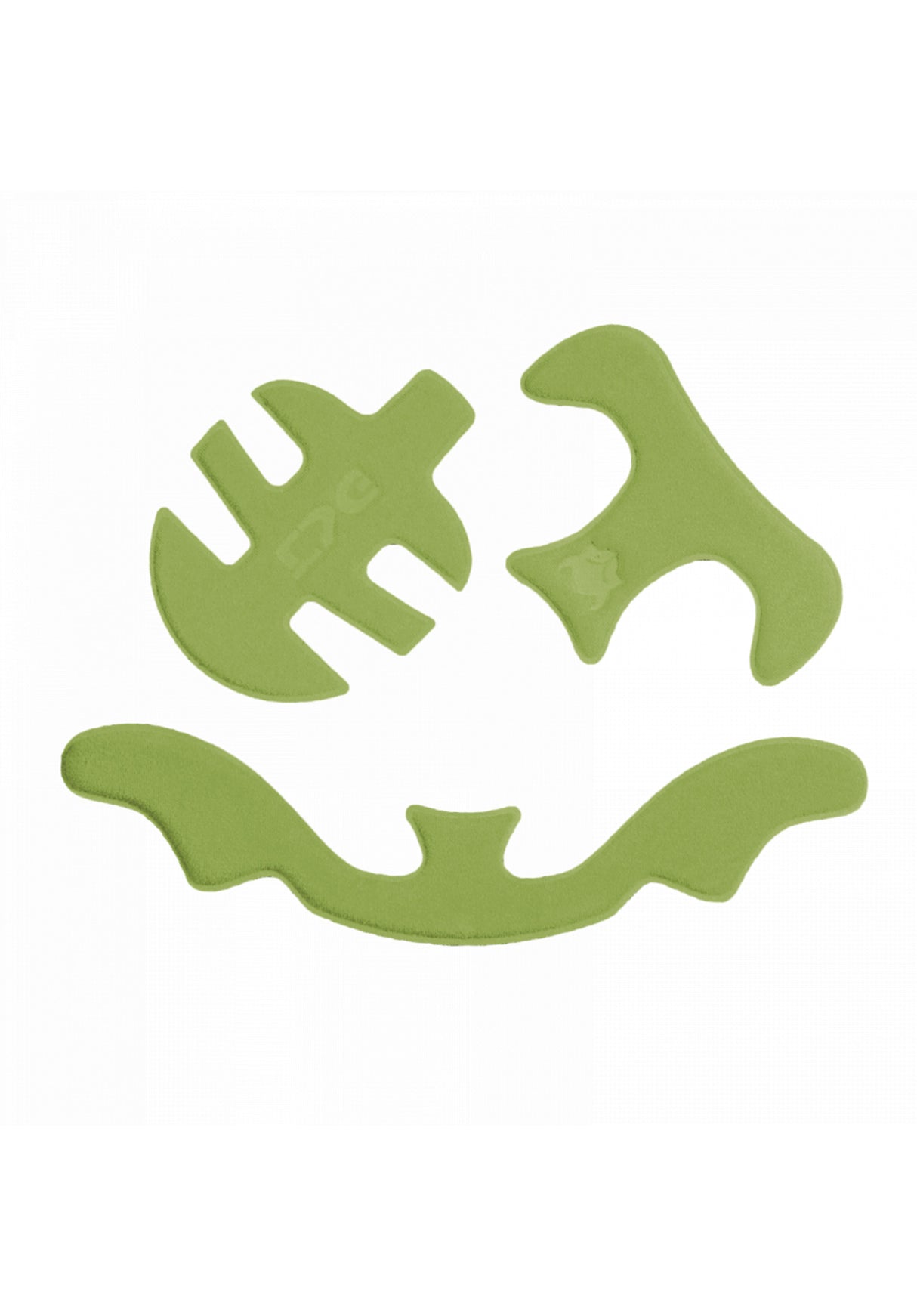 Adult Helmet Pad Kit HS Asian Fit neon Vorderansicht