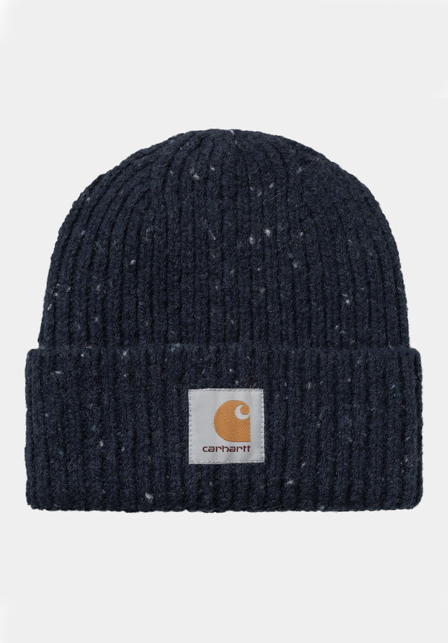 Anglistic Beanie speckledairforceblue Vorderansicht