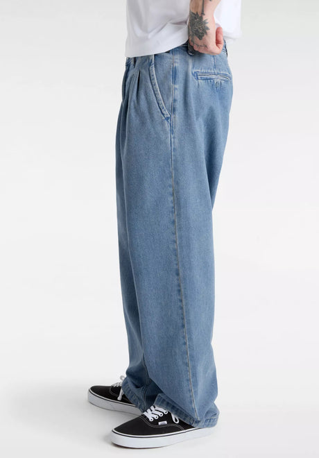 Authentic Chino Loose Pant stonewash-blue Closeup1