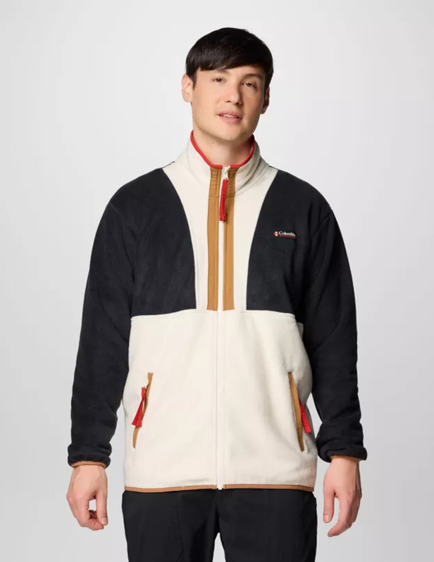 Backbowl II Full Zip Fleece black-chalk Vorderansicht Zoom Image