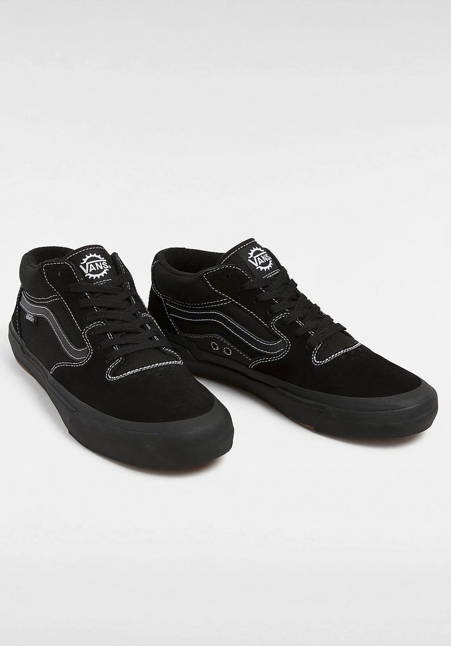 BMX Style 114 Vans Schuhe Jungs in black white black fur c TITUS