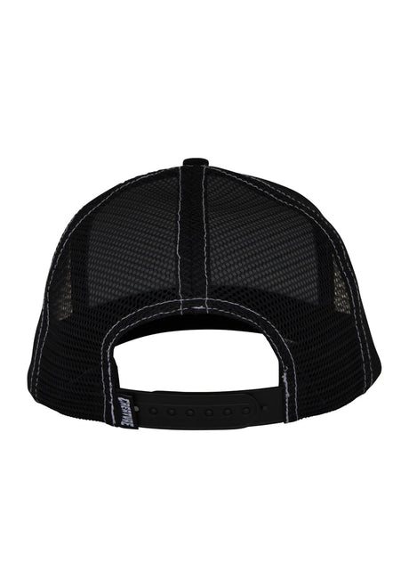 Bonehead 2 Relic Mesh Trucker 5-Panel structured black Rueckenansicht