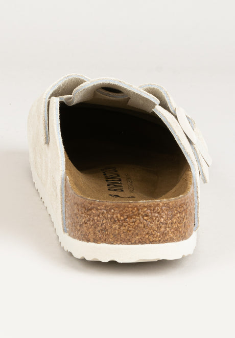 Boston Suede Leather Narrow antiquewhite Seitenansicht