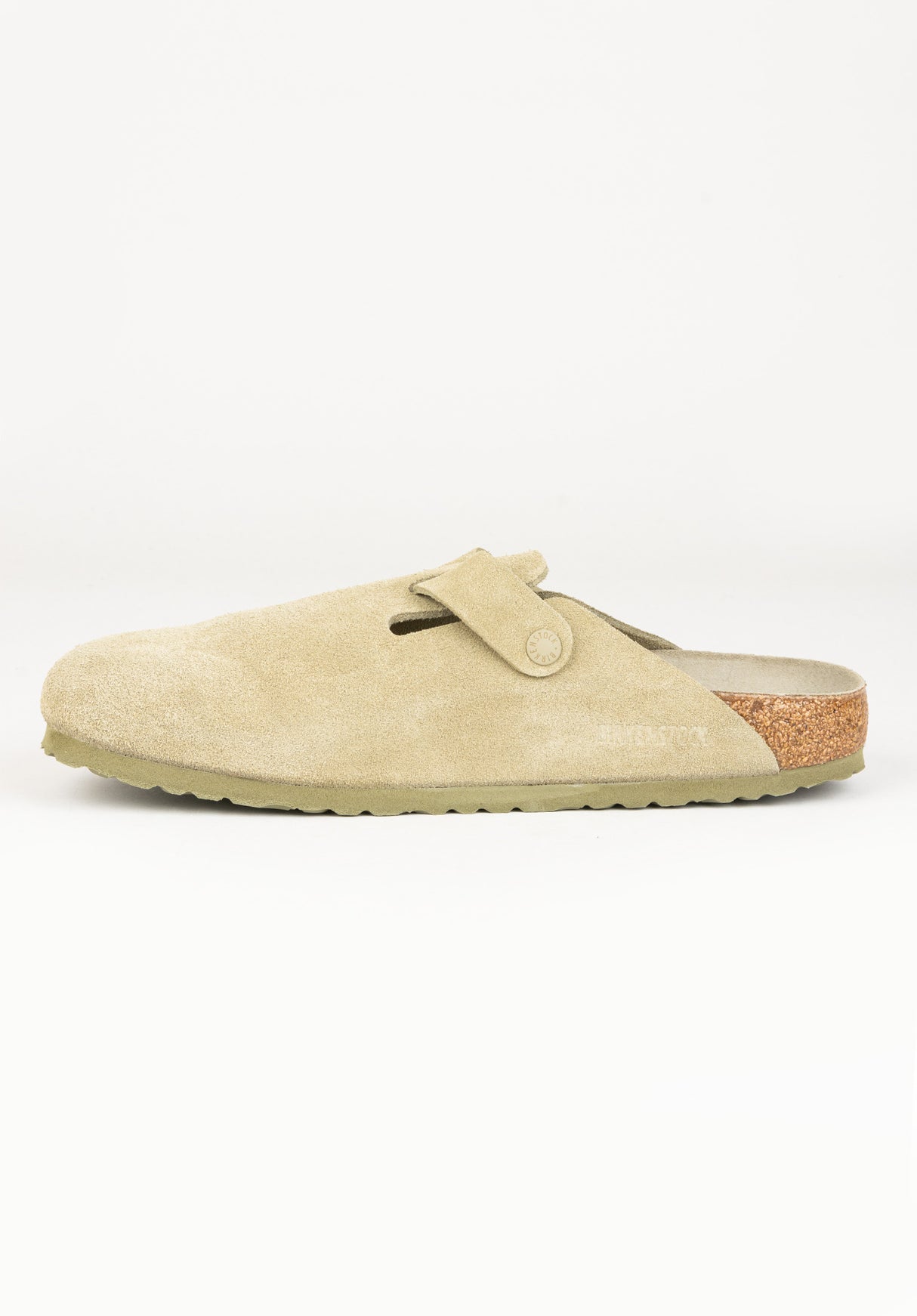 Boston Suede Leather Narrow fadedkhaki Oberansicht