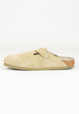 Boston Suede Leather Narrow fadedkhaki Oberansicht