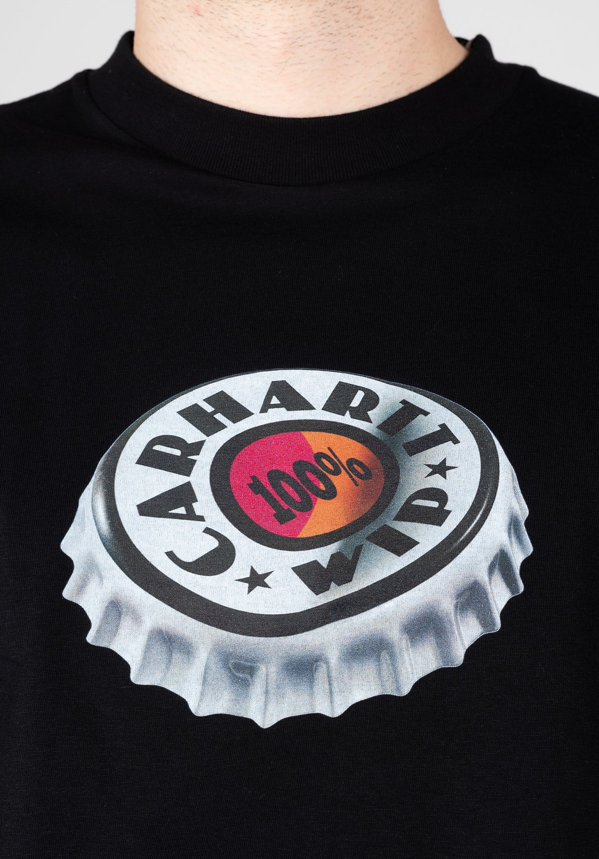 Bottle Cap black Rueckenansicht