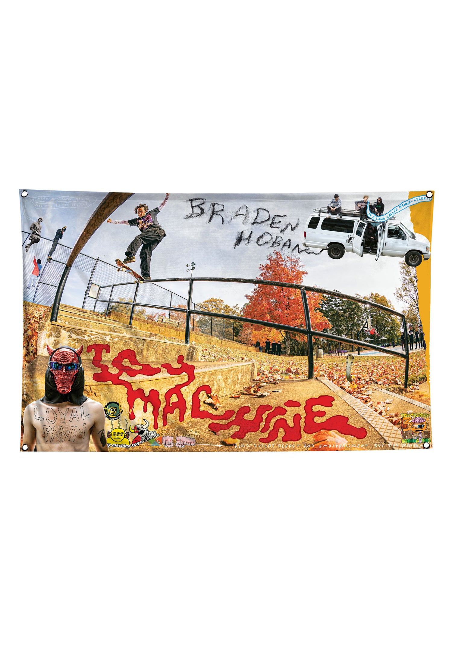 Braden Hoban Flag Banner multicolored Vorderansicht Zoom Image