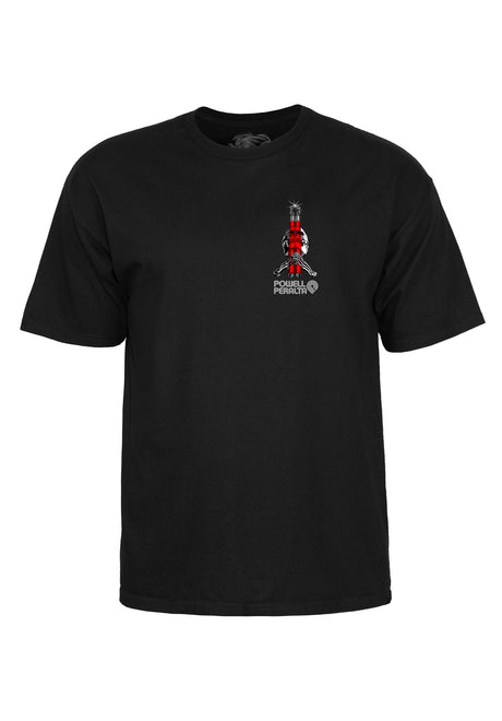 Bruce Lee x Skull & Nunchuck black Rueckenansicht