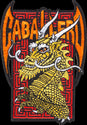Cab Street Dragon 2,8" x 4" Patch red Vorderansicht