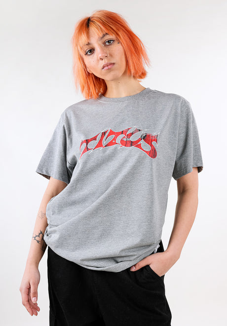 TITUS Classic Logo T-Shirt greymottled – Rückenansicht