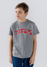 Classic Logo Kids greymottled Closeup1