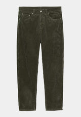 Newel Pant (Coventry / Corduroy) officegreenrinsed Vorderansicht