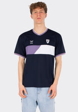 Courtain Trikot navy-purple Rueckenansicht