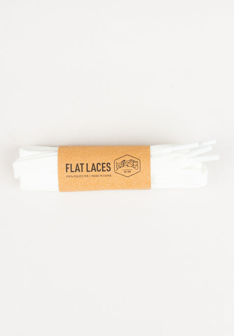 Flat Laces white Vorderansicht