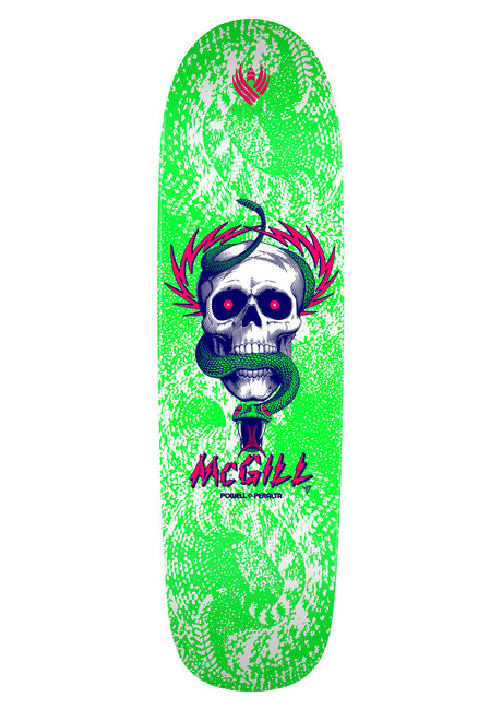 Flight Pro Shape 218 McGill Skull & Snake green-white Vorderansicht