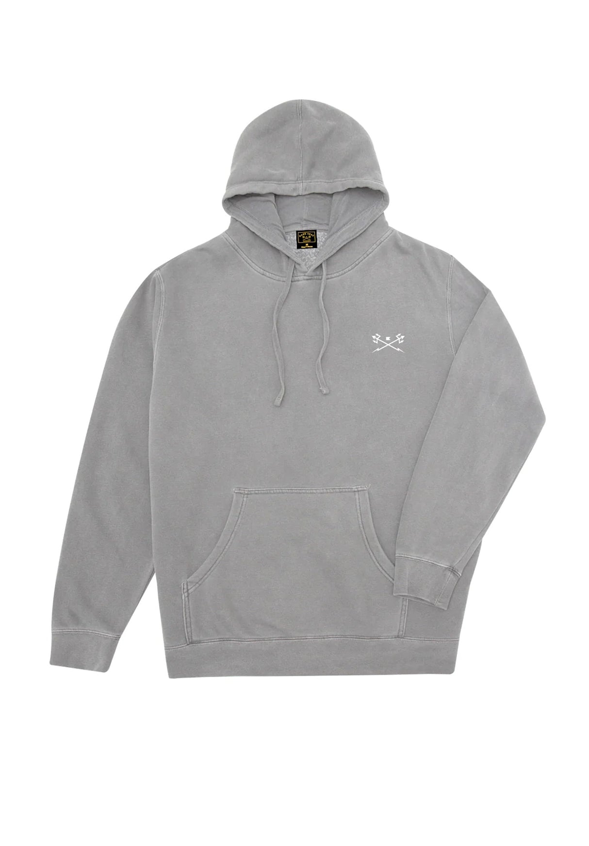 Go-To- Pigment Pullover Fleece grey Vorderansicht