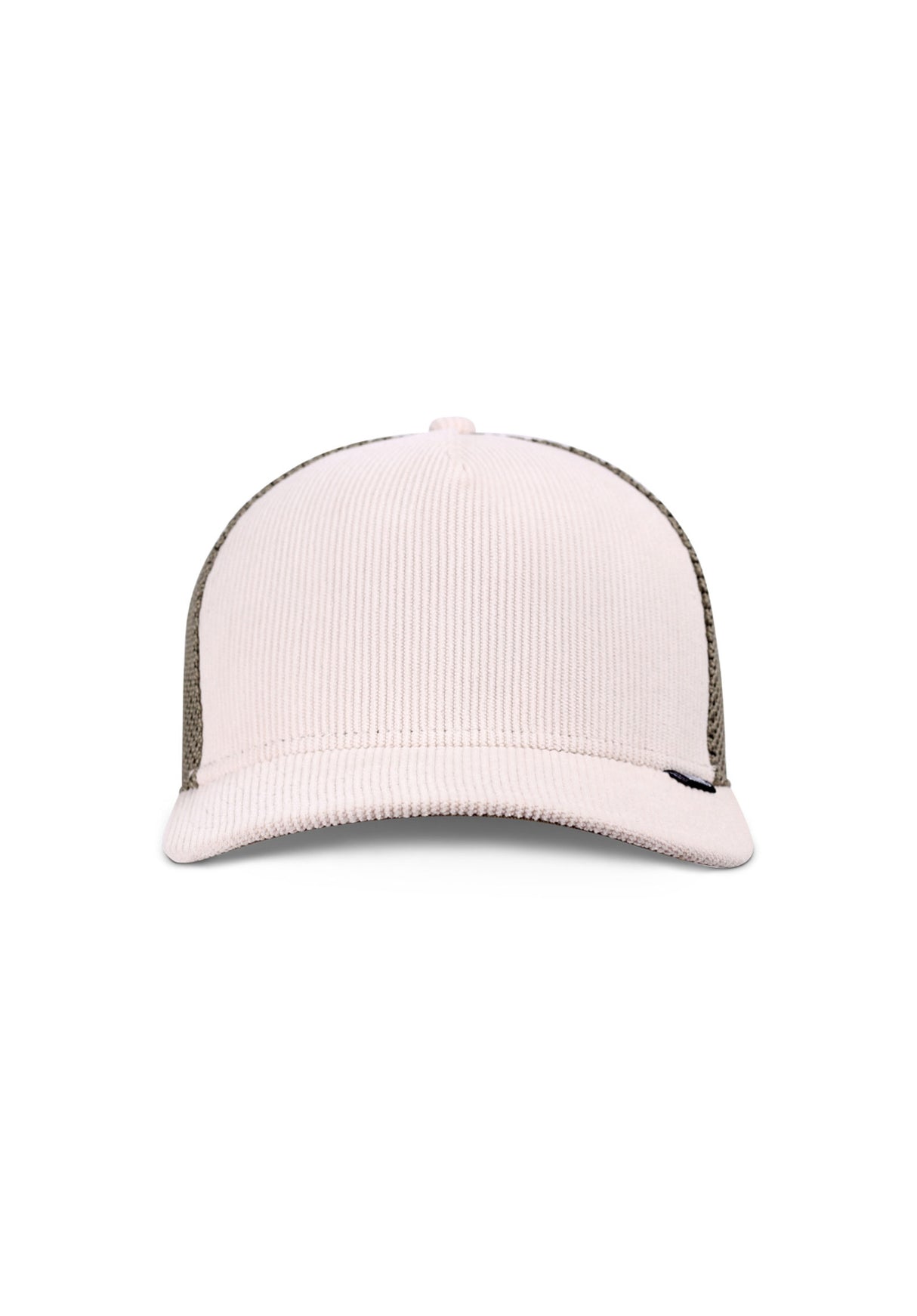 HFT Casual Cord`n Mesh offwhite-olive Rueckenansicht
